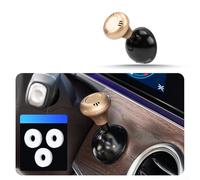 Cubierta de botón de encendido de coche tipo basculante con compartimento para tableta de perfume para tableros de vehículos estándar (dorado)