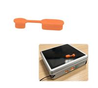 Cubierta de botón de encendido para Anbernic RG Rotate Dual Set Tapa protectora de prevención de mal funcionamiento Parte de consola de tonos brillantes 2 x 0,5 x 0,3 cm (naranja)
