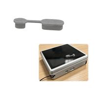 Cubierta de botón de encendido para Anbernic RG Rotate Dual Set Tapa protectora de prevención de mal funcionamiento Parte de consola de tonos brillantes 2 x 0,5 x 0,3 cm (gris)