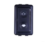 Cubierta de botón de interruptor de ventana eléctrica de 6 pines de 12 a 24 V para controlador de alimentación automático de coche, cuenta con indicador de iluminación integrado y broche de metal
