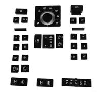 Cubierta de botón de interruptor para Land Rover para Range Rover 2013-2017, protector de consola de modo terreno, fácil instalación, plástico negro, antiarañazos, accesorios interiores para modelos