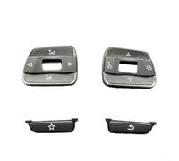 Cubierta de botones de control del volante para Passat para viajes para edición 2011-2015 que proporciona cobertura completa y diseño funcional (izquierda B)