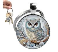 Cubierta de búho para el bolso | HOLD KEY RING Home Car llaves de soporte | Novedad de bolsa de coche lindo bolso de la llave del anillo para su hermana hija cumpleaños
