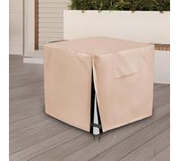 Cubierta de CA para unidad exterior con hebilla resistente y cordones dobles para resistente al viento, ajuste en condiciones climáticas adversas (61 x 61 x 76 cm)