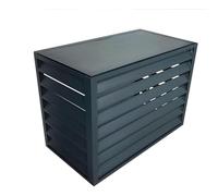 Cubierta de CA resistente, protección impermeable a prueba de polvo para unidades mini divididas, reducción de ruido y diseño antirrobo, pantalla de valla de aire acondicionado al aire libre