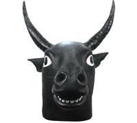 Cubierta de cabeza de Halloween, cubierta de cabeza completa de ganado para mujeres, hombres, Halloween, fiesta de máscaras, adolescentes y adultos