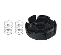 Cubierta de cabeza de recortadora de cuerda, piezas de repuesto ABS premium para-DeWalt DWO1DT995 DCST922P1 DCST922B DCST972X1, kit de reparación completo con 2 resortes y espaciadores