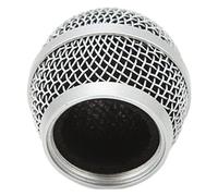Cubierta de Cabeza de Repuesto de Micrófono de Rejilla de Malla de Micrófono de Acero Inoxidable para Filtro Protector de Cabeza de Bola en Espiral PG58 BLX288 Ajuste Universal