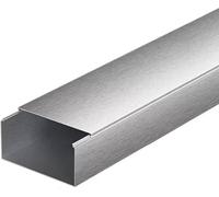 cubierta de cable autoadhesivo semicircular de ale Self-Adhesive Cable Trunking Cover Silver Multiple Sizes Pack Of 2 1m(20 * 20mm)