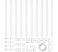 Cubierta de Cable - Cubierta de Alambre Resistente al Fuego | Trunking de Cable Multifuncional | Cablles de TV con el Medio Ambiente Hider | Cablees de Enlace Auto Adhesivo para Ocultar un