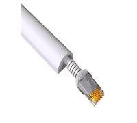 Cubierta de cable de 16.4 pies Canal de piso Cable de extensión oculto de PVC Ocultador de cables de piso Protector de cubiertas de cables for evitar viajes de cables Gestión de cables(Color1,18x12mm)