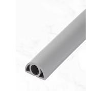 Cubierta de Cable de Piso de 10 pies, Piso Oculto de Cable de Madera de Nogal, Piso Protector de Cable de PVC Suave, Cubiertas de Alambre de Piso de extensión Oculta for Cables(Color6-w2.5cm)