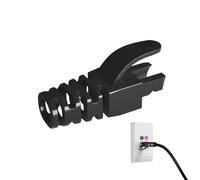 Cubierta de cable de red, cubierta de cable | Cubierta de conector de cable de 6,5 mm,Botas de conector de cable Rj45, tapa de conector de cable de cabeza en, botas anti-tracción Rj4