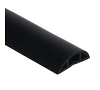 Cubierta de cable de suelo para evitar peligros de tropiezos en hogares y oficinas, diseño de 1 m (D30-gris)