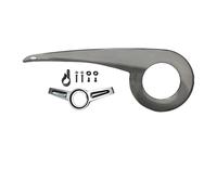 Cubierta de Cadena Funda Protectora Universal para Cadena de Bicicleta, Ideal para Ciclismo.(Argent Tail Buckle)