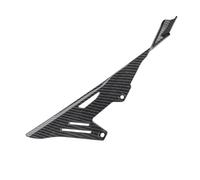 Cubierta de cadena para Surron Light Bee X160 X260, transferencia de agua, patrón de fibra de carbono, protector de manga de eje central compatible con bicicleta eléctrica, scooter, 42 x 11 x 4 cm