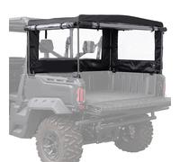 Cubierta De Caja Carga Trasera PVC 600D para Can Am Defender HD5 HD7 HD8 HD9 HD10 MAX, Ventanas Transparentes, Tienda UTV Resistente Al Agua