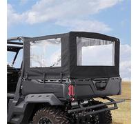 Cubierta De Caja Carga Trasera PVC 600D para Can Am Defender HD5 HD7 HD8 HD9 HD10 MAX, Ventanas Transparentes, Tienda UTV Resistente Al Agua