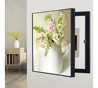 Cubierta de caja de fusibles, arte de pared, paneles de disyuntores, medidor oculto, pintura decorativa, gabinete eléctrico for decoración del hogar(B,50x70cm)