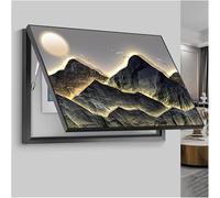 Cubierta de caja de fusibles, disyuntor de gabinete, panel eléctrico decorativo, medidor oculto montado en la pared, pintura eléctrica ideal for su(E,80x60cm)