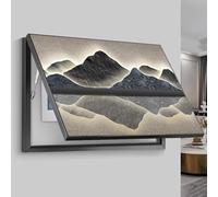 Cubierta de caja de fusibles, disyuntor de gabinete, panel eléctrico decorativo, medidor oculto montado en la pared, pintura eléctrica ideal for su(D,50x40cm)