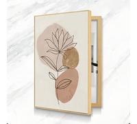 Cubierta de Caja de medidor eléctrico, diseño Desmontable con Pintura Decorativa para una Caja de medidor Creativa.