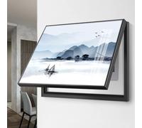 Cubierta de caja de medidor eléctrico, diseño hidráulico para uso en exteriores e interiores, ajuste universal para ocultar caja de fusibles y medidores de utilidad