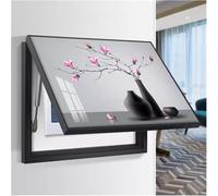 Cubierta de caja de medidor eléctrico, diseño hidráulico para uso en exteriores e interiores, ajuste universal para ocultar caja de fusibles y medidores de utilidad