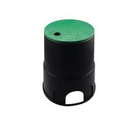 Cubierta de caja de válvula subterránea de jardín verde de 6 pulgadas, cubierta de válvula de riego de aspersor de plástico para válvula de admisión rápida de agua y válvula solenoide de tamaño