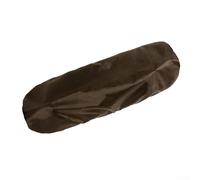 Cubierta de calentador de material Oxford 210D para uso en exteriores, protege contra los elementos, fácil mantenimiento y resistente al viento (color café)