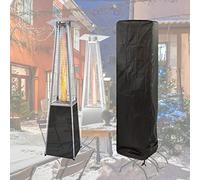 Cubierta de calentador de tubo de vidrio para antorcha piramidal, calentador triangular, impermeable, protector cuadrado para calentador de patio, resistente al agua, resistente 210D