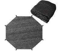 Cubierta de Cama elástica - Protección de Plataforma de Salto Fresca y Transpirable, Techo con Bloqueo de Rayos UV - Solución práctica Protección Integral para trampolín para al Aire