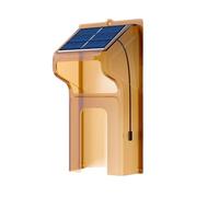 Cubierta de cámara de plástico marrón para defensa con sistemas de timbre solar Cuerpo de cámara a prueba de polvo