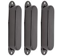 Cubierta de camioneta cerrada de Glomora 3pcs, cubierta de recolección de bobina individual de guitar (Black)