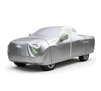 Cubierta de camioneta para camioneta, resistente al agua, para exteriores, para todo tipo de clima, protección contra el sol, la lluvia, el polvo, la nieve, con puerta con cremallera, longitud de