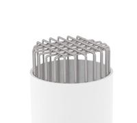 Cubierta de canaleta - Apertura flexible en filtro de acero inoxidable - Protección de pozo de techo, protección de animales para canaletas, para escombros, pájaros, animales, hojas, al aire libre