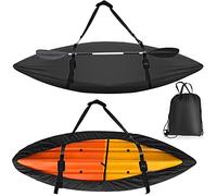 Cubierta de Canoa, Cubierta de Almacenamiento for Kayak Oxford 420D, Color Negro, Varios tamaños(Fit 2.6m to 3m Kayak)