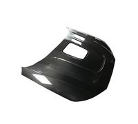Cubierta de capó de motor delantero de coche, fibra de carbono seca/fibra de vidrio, capó transparente Compatible con Audi A4 S4 B10 2019 2020(Carbon Fiber Pattern)