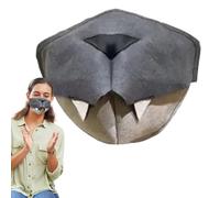Cubierta de cara de polilla movible de animal, cubierta resistente al viento, accesorios de disfraz, con forma de de animal, cubierta facial movible R novedad para Halloween