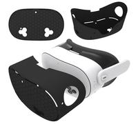 Cubierta de cara de silicona VR de VR para accesorios MTA Quest 3s VR, Caso de protección de silicona Auriculares VR Auriculares Anti-Fall Case de piel VR VR Accesorios