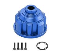 Cubierta de carcasa diferencial de aleación de aluminio RC piezas mejoradas para TRAXXAS 1/8 6S MAXX SLASH-102076-4 1/10 MAXX W/WIDEMAXX RC Car (azul)