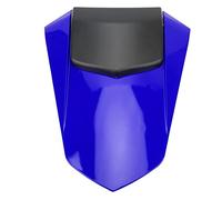 Cubierta de carenado de asiento trasero Reemplazo de carenado trasero de motocicleta elegante para YZF R1 2007 2008 Material ABS Cubierta de asiento de pasajero de ajuste directo (Azul)