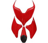 Cubierta de carenado para asiento trasero, elegante reemplazo de plástico ABS para Panigale V4 V2 Streetfighter V4, accesorios de motocicleta, capó de asiento de pasajero (Roja)