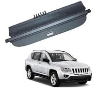 Cubierta de Carga Retráctil Cubierta Privacidad Cargo Protectora Cubierta Retráctil Cubierta de Maletero de Coche para Jeep Compass 2009-2012