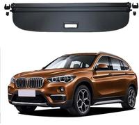 Cubierta de Carga Retráctil para BMW X1 F48 2016-2021 No-Drill Seguro | Cubierta antirrobo para objetos de valor Tela anti-UV evita decoloración de tapicería Cobertura total sin huecos visibles
