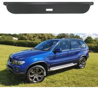 Cubierta de Carga Retráctil para BMW X5 E53 1998-2006 No-Drill Seguro | Cubierta antirrobo para objetos de valor Tela anti-UV evita decoloración de tapicería Cobertura total sin huecos visibles