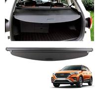 Cubierta de Carga Retráctil para Hyundai Creta ix25 2019 No-Drill Seguro | Cubierta antirrobo para objetos de valor Tela anti-UV evita decoloración de tapicería Cobertura total sin huecos visibles