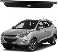 Cubierta de Carga Retráctil para Hyundai Tucson 2009-2013 No-Drill Seguro | Cubierta antirrobo para objetos de valor Tela anti-UV evita decoloración de tapicería Cobertura total sin huecos visibles