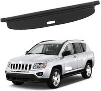 Cubierta de Carga Retráctil para Jeep Compass 2009-2012 No-Drill Seguro | Cubierta antirrobo para objetos de valor Tela anti-UV evita decoloración de tapicería Cobertura total sin huecos visibles