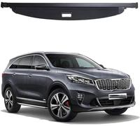 Cubierta de Carga Retráctil para KIA Sorento 2017 2018 No-Drill Seguro | Cubierta antirrobo para objetos de valor Tela anti-UV evita decoloración de tapicería Cobertura total sin huecos visibles